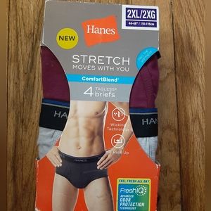 🇺🇲2XL Hanes ComfortBlend Tagless Briefs
